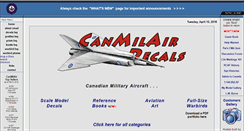 Desktop Screenshot of canmilair.com