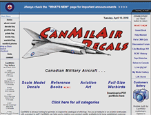 Tablet Screenshot of canmilair.com